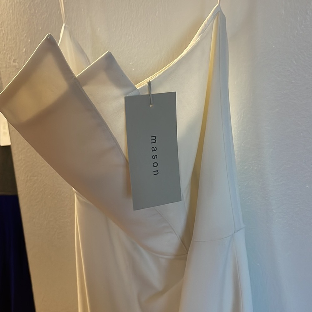 Mason white strapless dress. New with tags! - Picture 6 of 6